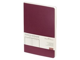 Ежедневник А5 недатированный «Megapolis Velvet Flex», бордовый