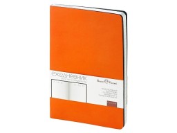 Ежедневник А5 недатированный «Megapolis Velvet Flex», оранжевый