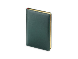 Ежедневник недатированный А5 "Sidney Nebraska", зеленый (золотой обрез)