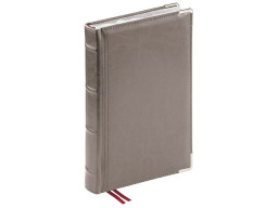 Ежедневник А5 полудатированный «Boss», серый