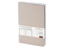 Ежедневник А5 недатированный «Megapolis Velvet Flex», бежевый