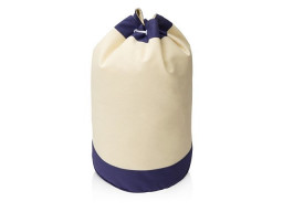 Рюкзак «Индиана» хлопковый, 180гр, натуральны/синий