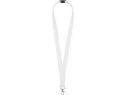 Ланьярд с карабином и замком безопасного разрыва, белый