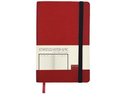 Ежедневник недатированный А5 "Vincent", красный