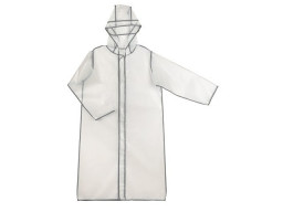 Дождевик "Providence", прозрачный/серый светоотражающий с чехлом