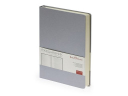 Ежедневник недатированный А5 «Megapolis», серебристый