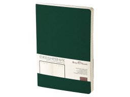 Ежедневник А5 недатированный «Megapolis Velvet Flex», темно-зеленый