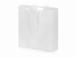 Сумка для покупок из спанбонда Ambit, 380*120*400 с ручкой 550/30 мм, белый