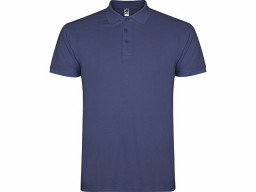 Рубашка поло "Star" мужская, индиго