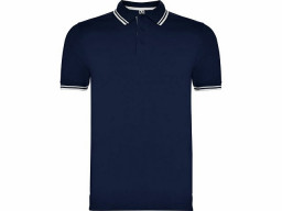 Рубашка поло "Montreal" мужская, нэйви/белый