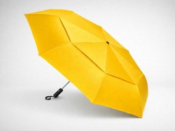 Зонт-автомат складной Кэнопи, желтый