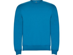 Свитшот с начесом "Clasica" унисекс, морская волна