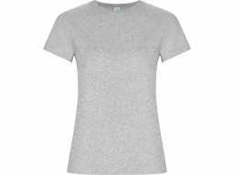 Футболка "Golden Woman" женская, серый меланж