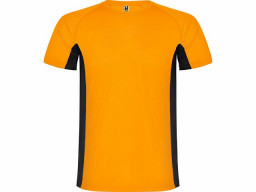 Спортивная футболка "Shanghai" мужская, неоновый оранжевый/черный