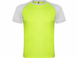 Спортивная футболка "Indianapolis" мужская, неоновый зеленый/белый