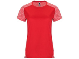 Спортивная футболка "Zolder" женская, красный/меланжевый красный