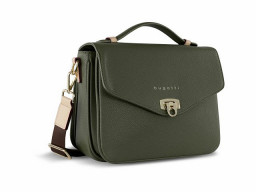 Сумка женская BUGATTI ЭЛЛА | ELLA, оливковая, полиуретан, 29х10х22 см