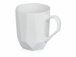 Кружка с гранями Amery, 310мл, белый глянцевый