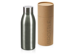 Вакуумная термобутылка "Brottle", темно-серый
