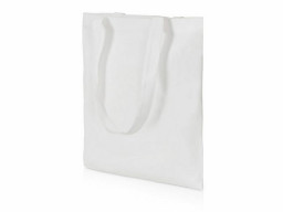 Сумка "Element" из хлопка для покупок, 180 г, белый
