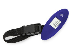 Багажные весы с покрытием soft touch «Gravity», синий