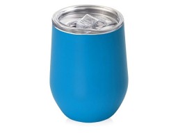 Вакуумная термокружка "Sense", непротекаемая крышка, крафтовая упаковка, голубой