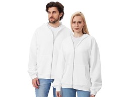 Толстовка оверсайз с капюшоном на молнии «Monaco», белый