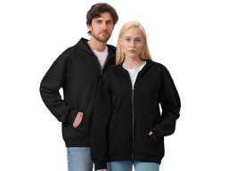 Толстовка оверсайз с капюшоном на молнии «Monaco», черный