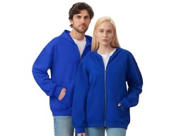 Толстовка оверсайз с капюшоном на молнии «Monaco», синий классический