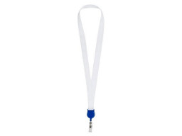 Ланъярд 2 см с ретрактором, синий