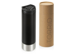 Герметичная термокружка c двойными стенками и медным слоем "Torrid", 470 мл, черный
