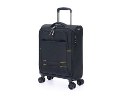 Чемодан TORBER БРОСНО, чёрный, нейлон 600D, 36,5 х 20 х 54 см, 32 л