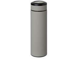 Вакуумный термос "Vacuum Flask C1", soft touch, 420мл, серый