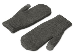 Варежки «Dunant», темно-серый меланж