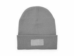 Вязаная шапка BULNES из двухслойного акрила, серый
