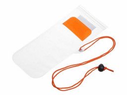 Влагостойкий чехол "Repel", оранжевый/прозрачный