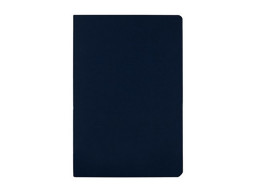 Бизнес тетрадь А5 "Megapolis flex" 60 л. soft touch клетка, темно-синий