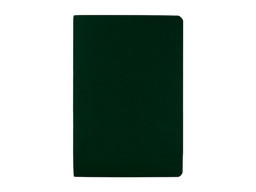 Бизнес тетрадь А5 "Megapolis flex" 60 л. soft touch клетка, зеленый