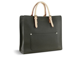 Сумка-шоппер BUGATTI ЭЛЛА | ELLA, оливковая, полиуретан, 37х12х31 см