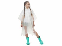 Пончо «Hawaii» c чехлом детский, белый