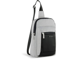 Сумка кросс-боди мужская BUGATTI СЕРА | SERA, светло-серая, полиэстер, 17х6х26,5 см, 2,5 л