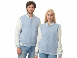 Бомбер «Oxford», небесно-голубой/молочный, унисекс