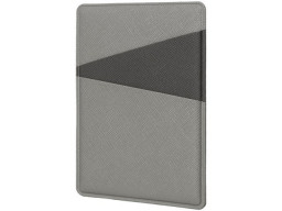 Картхолдер на 3 карты типа бейджа "Favor", светло-серый/темно-серый