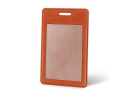 Вертикальный карман из экокожи для карты "Favor", оранжевый