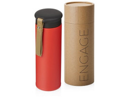 Вакуумный термос «Engage», 450 мл, тубус, красный