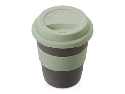 Стакан с силиконовой крышкой "Cafe", olive