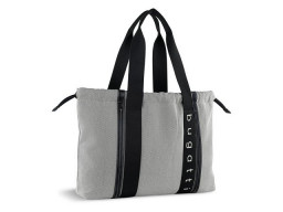 Сумка-шоппер женская BUGATTI АМБРА | AMBRA, серо-черный цвет, хлопок/полиэстер, 45х10х34 см