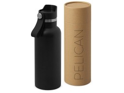 Вакуумная термобутылка «Pelican», 500 мл, черный