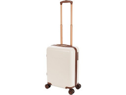 Чемодан для ручной клади BUGATTI АМЕЛИЯ | AMELIA, бежевый, поликарбонат / АБС-пластик, 32х22х53 см, 30 л