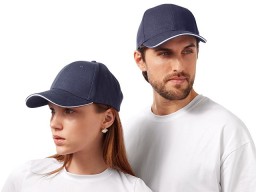 Бейсболка «Cancun», темно-синий/белый